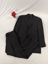 Mani Giorgio Armani Suit Black Wool Size 38R Marshall Fields