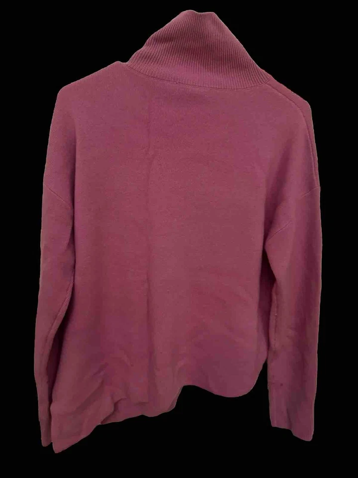 Suéter Nap Loungewear Rosa Lana Línea A Inclinado Cuello Simulado Usado en Excelente Condición Talla S Foto 2 de 4