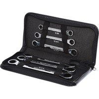 Ks-Tools 503.4557 Gearplus Doppel-RatschenringschlüSsel-Satz 6-Tlg. Lederetui