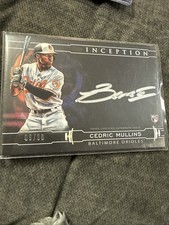 2019 Topps Inception - Inception Silver Signings Cedric Mullins #SS-CM /99 