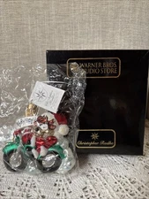 Christopher Radko Warner Bros Taz Devil Motorcycle Santa Looney Tunes LE #711