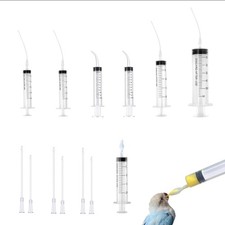 Baby Bird Feeding Syringe Set, Pet Parrot Milk Feeding Syringe with Tubes, Ma...