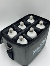 (Lot of 6) Linco 85W Studio Light Bulb 5500K 120V W/ Protective Carry Case