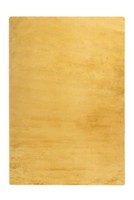 Teppich 160X230 Hochflor Flauschig Weich Langflor Wohnzimmer Schlafzimmer Gelb