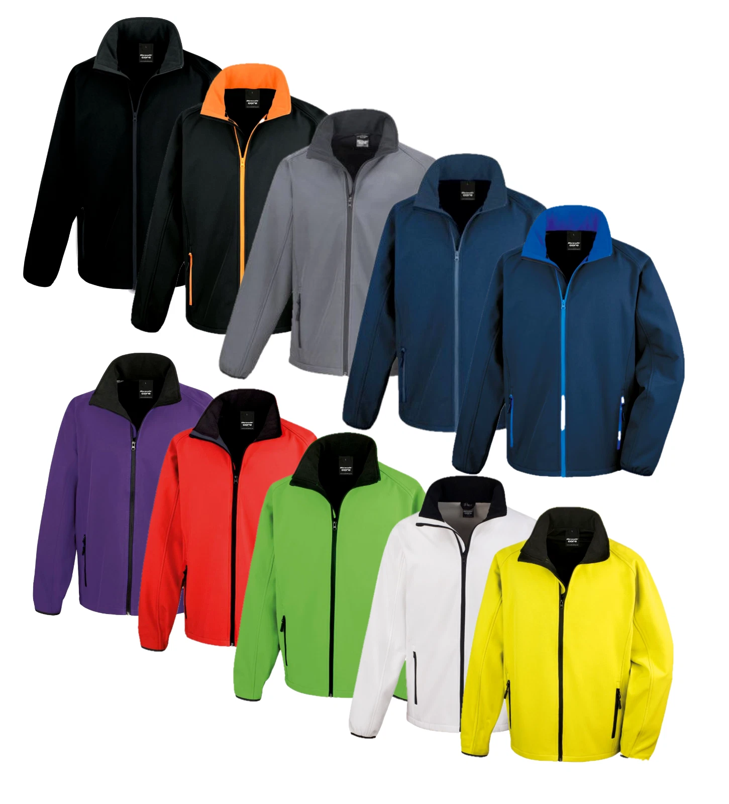 Printable Soft Two Layer Soft Shell Jacket Result Core Sizes: S - 4XL
Opens in a new window or tab