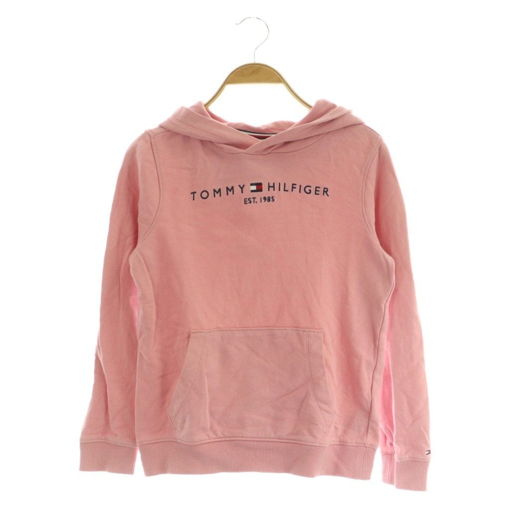 Tommy Hilfiger Sudadera Parka Rosa Manga Larga Pullover OS Usado