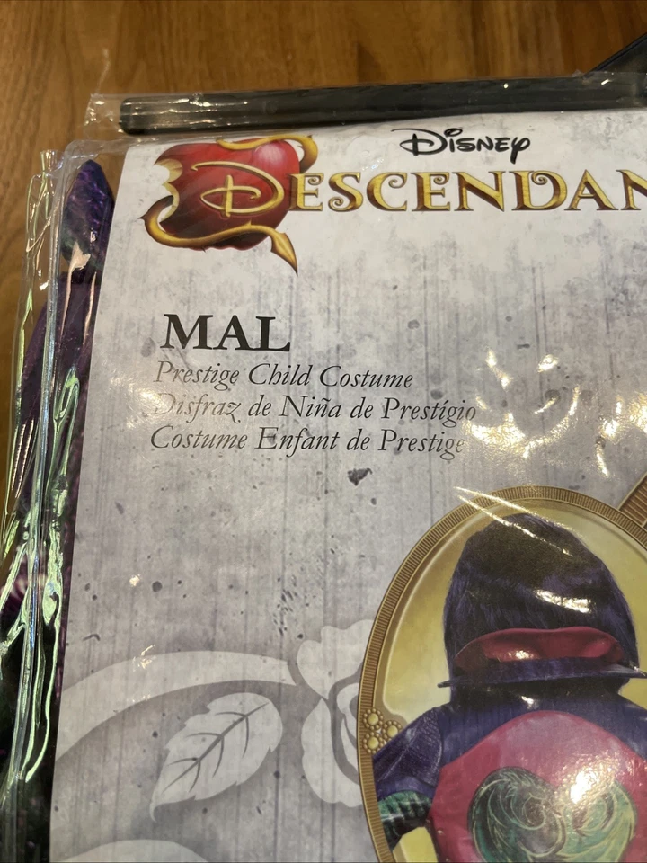 Disney Descendientes MAL Original Niñas PRESTIGIO Disfraz XL 14-16 Halloween NUEVO ✨ Foto 2 de 4