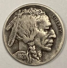 1920-D Buffalo Nickel .05. Strong Very Fine.