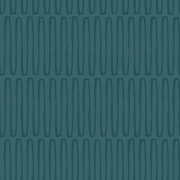 Fd26505_Hannah Geometrische Schlaufen DunkelgrüN Fine Decor Tapete-image