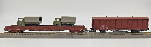 TILLIG 01712, Güterwagenset "Militärtransport" DR Ep.IV TT #KF6 | Condition: Neu