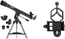 - Astromaster 70AZ Telescope - Refractor Telescope - Adjustable Height Tripod wi