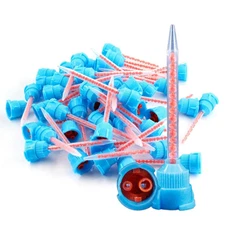 100 pcs Orange Mixing Tips Crown & Bridge Dental HP 10:1 Ratio US