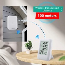 HG Indoor Outdoors Thermometer 2.56 Inch Display Digital Temperature Humidity