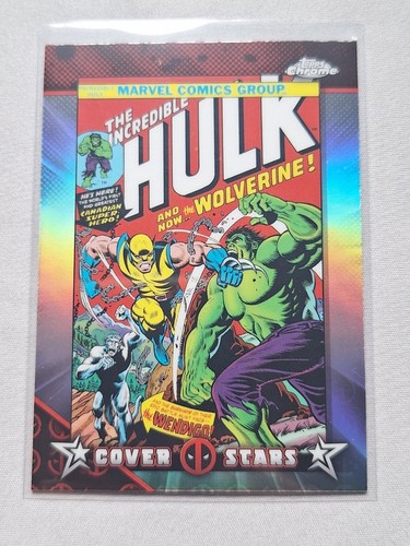 2025 Topps Chrome Marvel Deadpool #CS-30 The Incredible Hulk #181 Cover Stars
