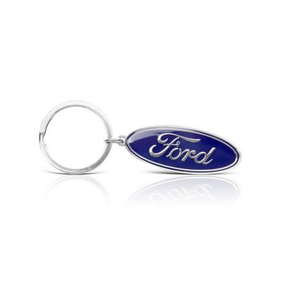 Ford Logo Schlüsselanhänger Blau