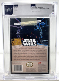 Star Wars Nintendo NES Brand New 1991 Factory Sealed WATA Graded 9.6 A+ TOP POP