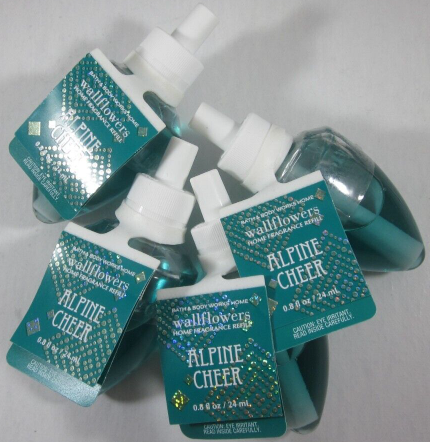 4 Alpine Cheer Wallflower Refill Bulbs by Bath & Body Works