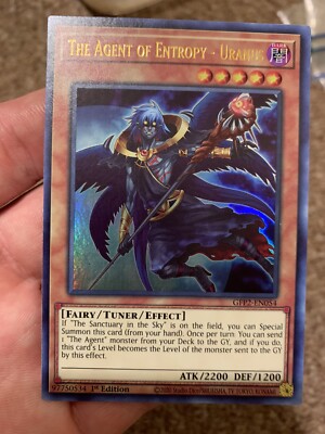 THE AGENT OF ENTROPY - URANUS GFP2-EN054 1ST ED YUGIOH GHOSTS 2 (ULTRA, NM)