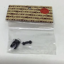 Vintage Concord Miniatures Black Rotary Phone TINY PHONE