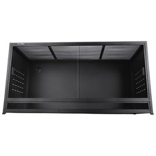Large Reptile Enclosure Snake Tank 40" x 16" x 16" Black Low Habitat 44 Gallon