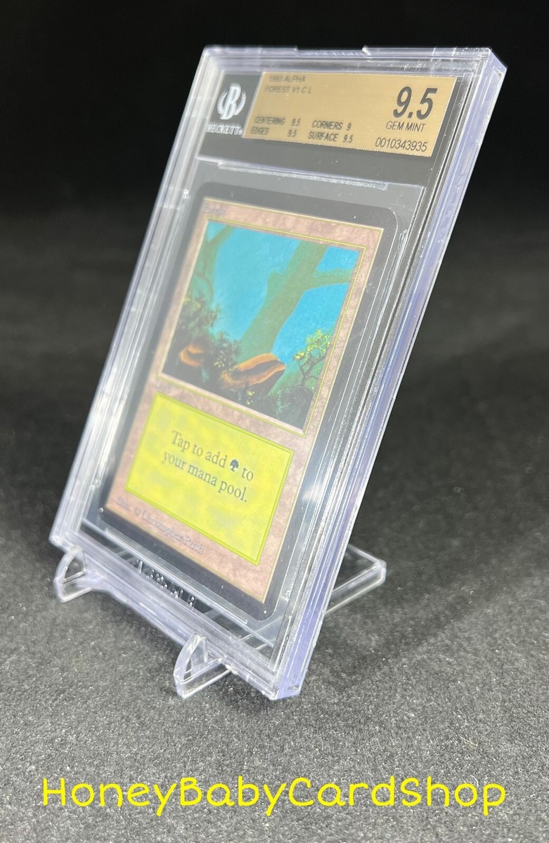 MTG Limited Edition Alpha 1993 Forest (A) BGS 9.5 GEM MINT Old