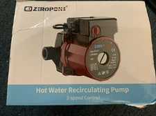 Recirculating Pump, 93W Water Circulator Circulating Pump NPT 3/4" W/Npt 1/2" Ad