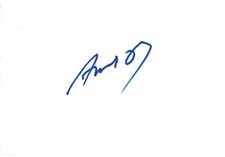 Amos Oz Autogramm signed 10x15 cm Karteikarte