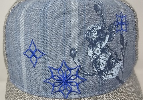 Goorin Bros Sand Cassel Kids Blue/Pink/Gray Adjustable Hat 2010 NWT - Picture 6 of 12