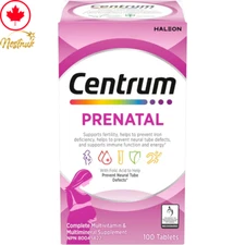 Centrum Prenatal Vitamin Tablet, 100 Count | Essential Multivitamins & Minerals