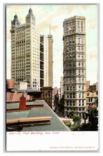 St Paul Building  New York City NY UDB Postcard Y21
