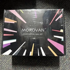 Morovan Professional Nail Art Kit - Nail Tools, Polish - New Sealed. Free Ship