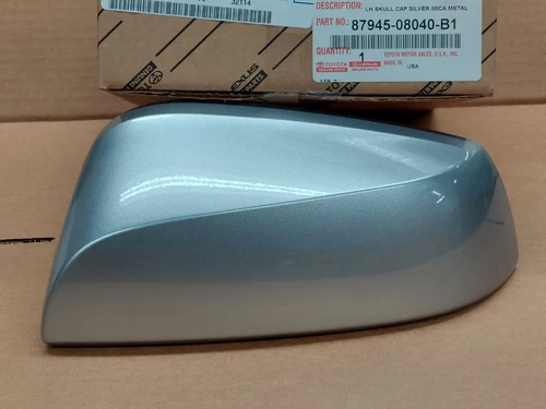 OEM TOYOTA SIENNA DRIVER SIDE MIRROR COVER 1J9 SILVER FITS 2021-25