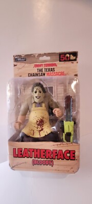 LeatherFace (Bloody) Toony Terrors Figure 2024 NECA 50th