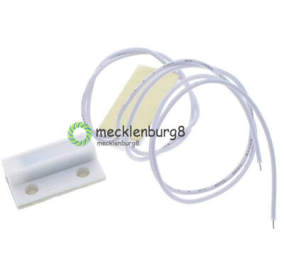 1Pairs White MC-38 Wired Door Window Sensor Magnetic Switch Home Alarm System