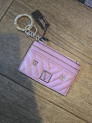 Victoria's Secret The Victoria Card Case Keychain Coin Purse NWT