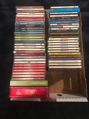 CD Lot #2 - 70-90's Rock/Pop Compilation CD's. Choose Your Own. Updated ...