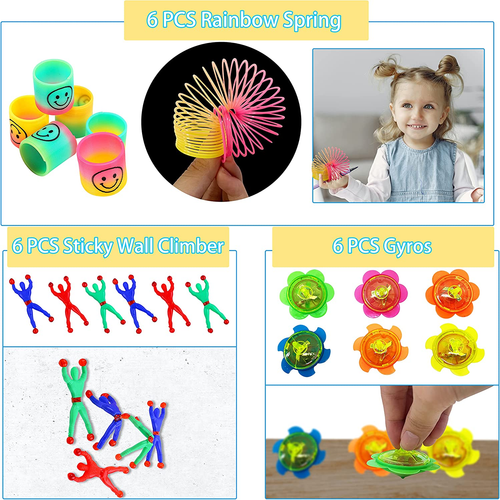 78 PCS Party Favors Toy Assortment for Kids Party Bag Fillers Pinata Filler Gift - Picture 5 of 8