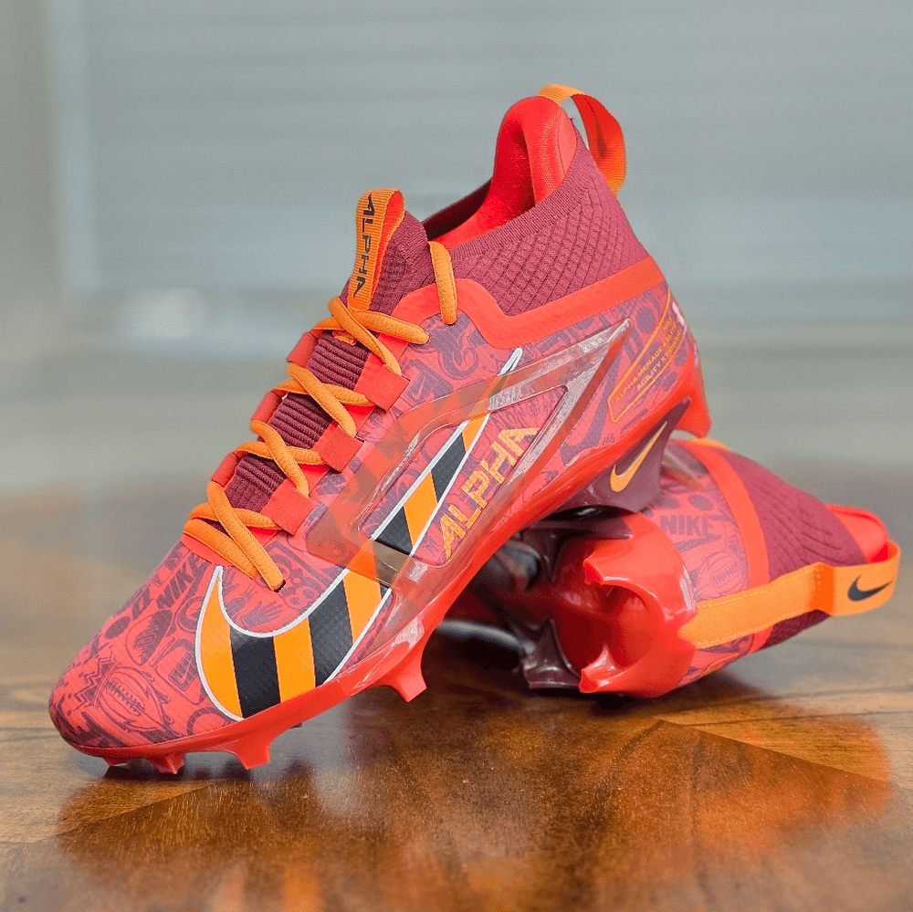 Nike Alpha Menace 4 Elite NRG Red Football Cleats FQ4046 600  display picture 3