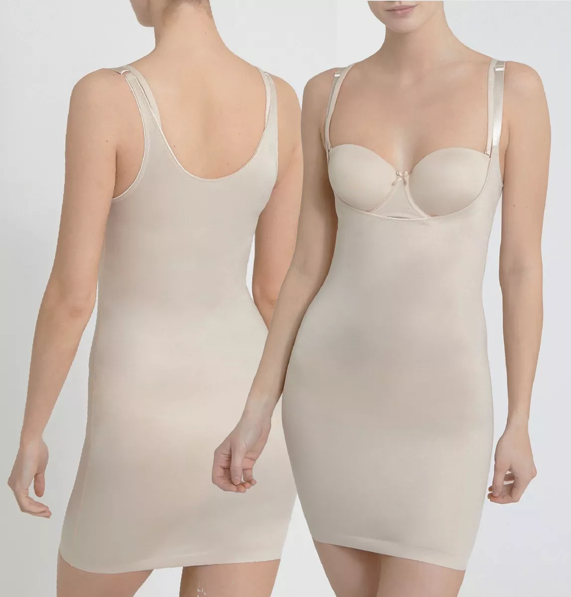 Dunnes Nude Wear Your Own Bra Firm Control Shaping Slip - Size 12 to 20  (180902)