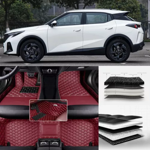 For Toyota Tacoma Ext Cab Car Floor Mats Leather Carpet Waterproof Cargo Liners - Bild 40 von 41