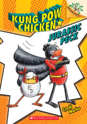 Jurassic Peck: A Branches Book (Kung Pow Chicken #5) (5) - Paperback - VERY GOOD