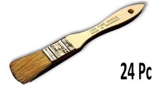 24 Pc of 1" Chip Brush Brushes Perfect for Adhesives Paint Touchups 1 Inch