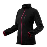 Damen Fleece Sweatshirt, Schwarz, Gr.Xl