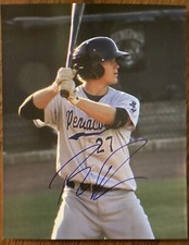 Brandon Dixon SIGNED Pensacola Blue Wahoos 8x10 photo -Detroit Tigers, SD Padres