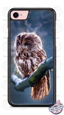 Owl on Branch Bird Country Life Phone Case Cover For iPhone Samsung Google LG