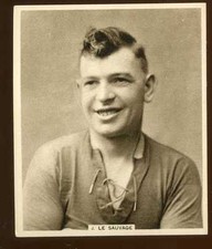 1938 Guernsey Footballers - Priaulx League - J le Sauvage  Sylvans  #60