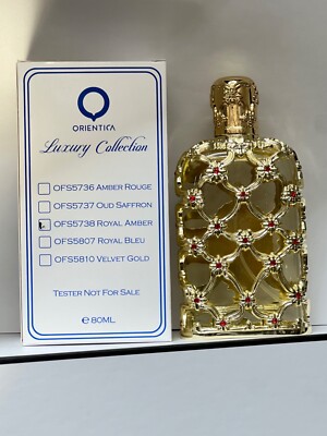 Orientica  Amber 香水 新品 箱入り ゴールドボトル Orientica Royal Amber 2.7 oz EDP (80 ML) Cologne Perfume Unisex