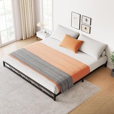 Metal Bed Frame Twin/Full/Queen/King Size Platform Heavy Duty Steel Slat Support