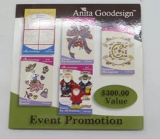 Anita Goodesign Event Promotion 5 Collections CD-ROM Embroidery Pattern Designs 