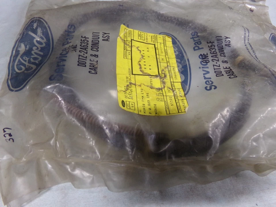 Brake Cable Assy. 右握后部,1970/72 F100 4 x 4,福特卡车,全新无标签 — 第 4/4 张图片